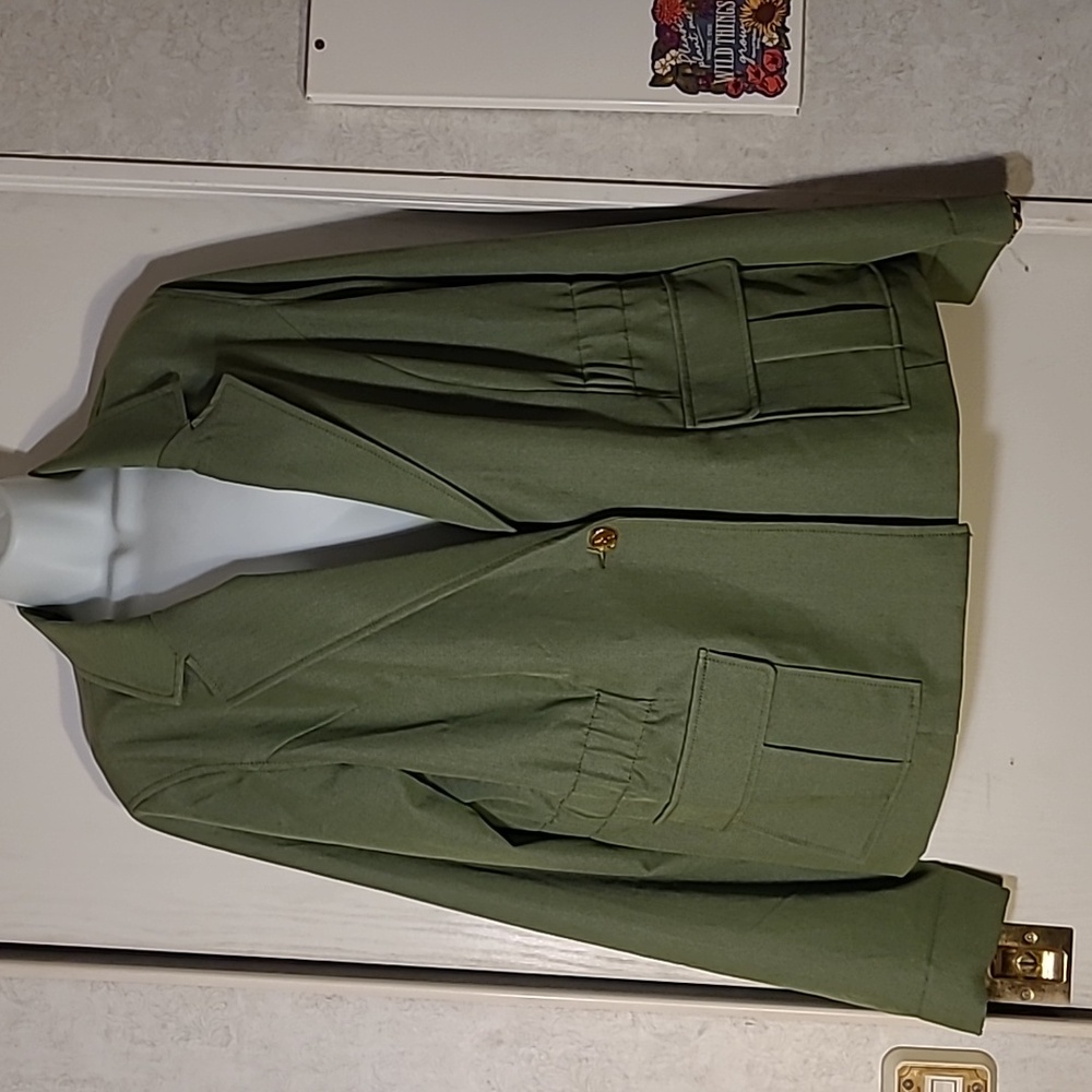 Olive Green Blazer by IMAN (1X)